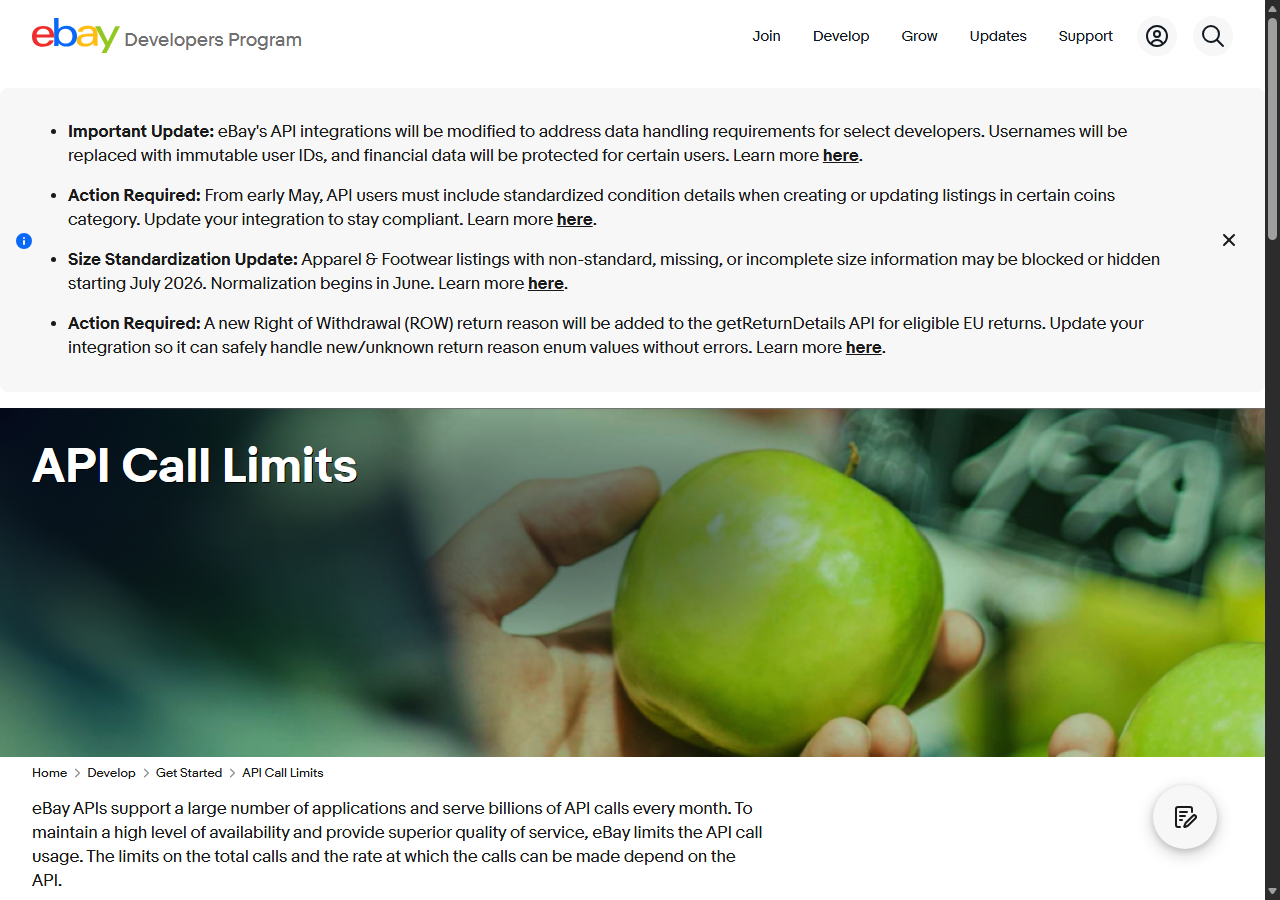 The official eBay Browse API